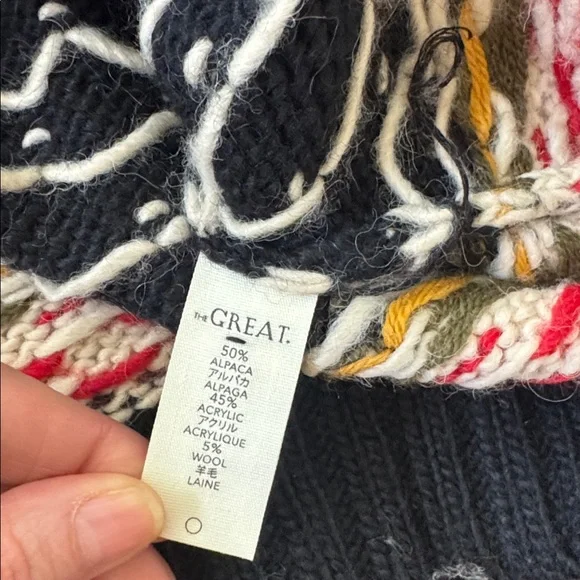 THE GREAT sweater / cardigan - Picture 4 of 4